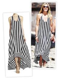 Found It Heidi Klum S Striped Maxi Dress Stripes Fashion Striped Maxi Striped Dress