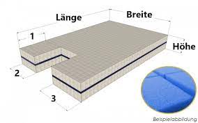 Verwenden sie den schaumstoffzuschnitt z.b. Matratze Mit Individuellem Schaumstoff Zuschnitt Bellagio 7 Matratzen Compass