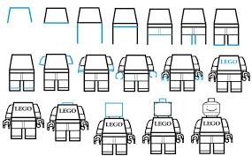 How To Draw A Lego Man Easy Free Step By Step Drawing Tutorial For Kids Drawing For Kids Drawing Tutorials For Kids Drawing Tutorial