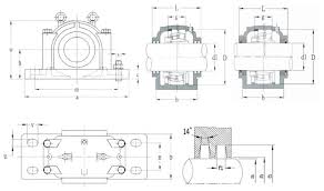 Result 2d drawing of plummer block base is generated and printed as shown in below diagram. Sd3140 Bearing Plummer Block Housings 180x340x230 For Gaborone 130 Kg En Tradebearings Com
