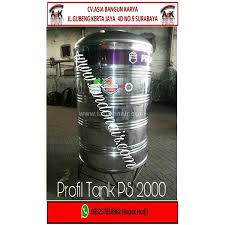 Since 1908, wessels has been a leading designer and fabricator of custom stainless steel tanks, arbon steel and nickel alloy storage tanks and stainless steel pressure vessels. Jual Tangki Air Tandon Air Profil Tank Stainless Steel 2000l Asia Bangun Karya