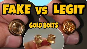 Go left to meet mrs. Fake Vs Legit Gold Bolts Yayamanin Bolts Original Vs Fake Gold Bolts Youtube