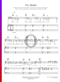 Choose songs from more than 25 main music sheet categories and 140. The Middle Sheet Music Piano Voice Guitar Pdf Download Streaming Oktav