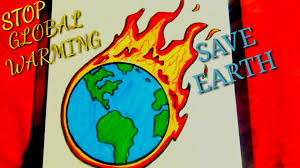 Drawing Poster Of Global Warming Easy And Step By Step