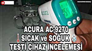 Temassiz Ates Olcer Acura Ac 9270 Sicak Soguk Olcum Testleri Atesolcer Ates Hersey