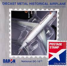 Daron White DC-10 Airplane Model