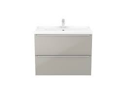 Meuble main beau lave wc castorama b7yf6gy. Meuble Sous Vasque A Suspendre Goodhome Imandra Taupe 80 Cm Plan Vasque Mila Castorama