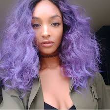 Black Model Jourdan Dunn In Purple Hair Black Girls With Colorful Hair Inspiration Bright Purple Hair Hair Color Trends Hair Dye Colors