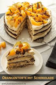 Orangentorte Mit Schokolade Kuchenmomente Rezept Orangen Torte Kuchen Und Torten Kuchen Und Torten Rezepte
