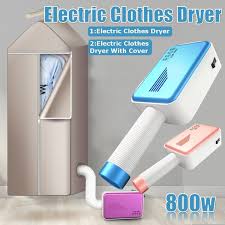 This allows air to circulate without tumbling delicate clothing items. 800w Portable Electric Clothes Drying Machine Fast Dryer Folding Wardrobe Dryer Rack Host Household Dormitory Wish