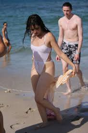 What do we have in our galleries, what have we found for you? Camila Cabello In White Swimsuit 2019 09 Gotceleb