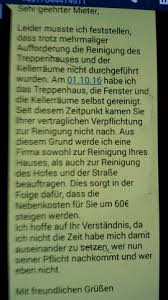 Nutzen sie kostenlos unser muster für eine hausordnung in einem mehrfamilienhaus: Vermieter Verlangt Plotzlich Eine Putz Pauschale Weil Niemand Putzt Wir Wurden Aber Putzen Siehe Detail Familie Gesetz Wohnung