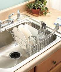 Chrome Expandable Sink Dish Drying Drainer Rack W Utensil Basket Holder New Sink Drying Rack Diy Kitchen Kitchen Utensil Storage