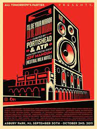 Atp Festival On Twitter Shepard Fairey All Tomorrow S Parties Party Poster