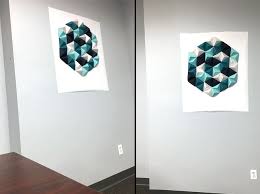 The design is a diy paper wall art structure. Diy Geometric Paper Wall Art Jam Blog