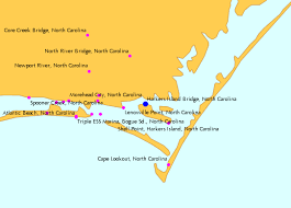 Harkers Island Bridge North Carolina Tide Chart