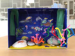 Rainy Day Activity Make An Underwater Shoebox Scene Lonely Planet Underwater Crafts Sea Creatures Crafts Shoe Box