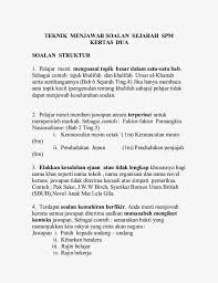 Nota sejarah tingkatan 5 bab 4: Sejarah Kertas 3 Tingkatan 5 Bab 1 Soalan Kbat