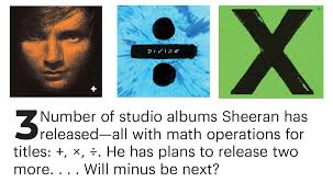 Maybe you would like to learn more about one of these? By The Numbers Ed Sheeran