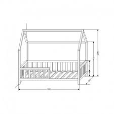 Lozko Domek Simple Plus 180x90 Bialy Bez Szuflady Home Decor Home Furniture