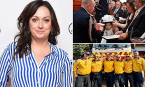 #philip glenister #ant anstead #the one show #for the love of cars #gene hunt #look how cute they are #phil is such a baby #my gif. Celeste Barber Calls In Lawyers As 52million She Raised For Bushfires May Not Go To Firefighters Daily Mail Online