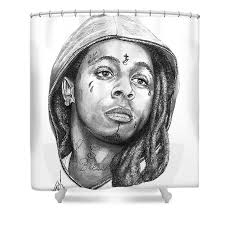 Lil Wayne Shower Curtain by Murphy Elliott