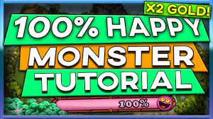 My Singing Monsters 100% HAPPY MONSTER TUTORIAL! [X2 GOLD PRODUCTION] -  YouTube