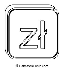 You can use an atm machine or visit a bank, currency exchange counter in town or at a hotel reception desk. Vector Lamp With Currency Sign Zloty Poland Pln Vector Currency Symbol Sign Isolated Over White Background World Canstock