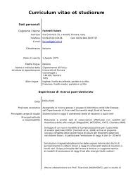 Modelli curriculum ufficiali forniti dalla commissione europea. Cv In Inglese Modello Europeo