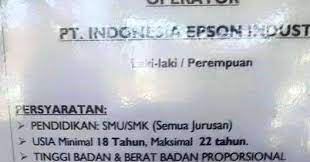 Epson, gss juga bisa menyalurkan anda untuk bekerja ke pt. Loker Di Yayasan Gss Karawang