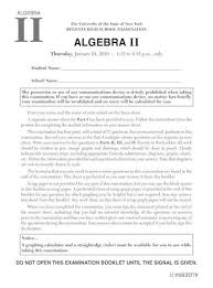 The 5 quizzes cover all of the topics within the curriculum that will be tested on the algebra 1 regents exam. Regents Exam In Algebra Ii Regents High School Examination Algebra Ii Thursday January 24 2019 A Pdf Document
