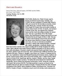 Capturing dad's memories in an obituary should include you'll find that many examples of touching obituaries tend to be short tributes. 9 Obituary Examples Download In Word Pdf Psd Free Premium Templates