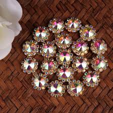 The number of crystals required to cover an object will depend on the surface area of the object and the size of the crystals. 8 5 8 5 Cm Big Size Sewing Crystal Ab Rhinestones Bridal Flowers Appli Home Decor