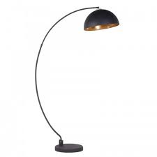 Sand Black Gold Shade Arc Floor Lamp Black Floor Lamp Curved Floor Lamp Arc Floor Lamps