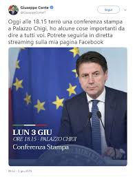 Trasforma correttamente il seguente discorso diretto: Discorso Conte Diretta Live La Conferenza Stampa Del Premier Governo