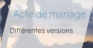 L'acte de mariage peut être fourni pour apporter la preuve de l'authenticité de l'union civile entre 2 pour enregistrer un contrat de mariage devant un notaire, un extrait d'acte de mariage sans filiation. Acte De Mariage Tout Savoir Sur La Copie Integrale Et L Extrait Avec Ou Sans Filiation
