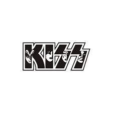 Black And White Kiss Logo Pin By Lina Montoya Cacsire On Favorite Kiss Photos Band Stickers Kiss Band Rock Band Logos
