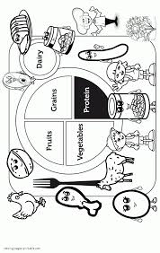 Summer food drawing to color. Food Coloring Pages To Print Astro Blog
