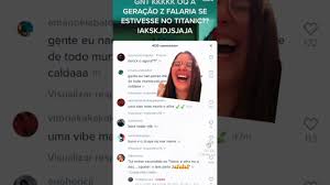 Mais realistas, debochados e abertos, os zs acreditam que não existe diferença entre on e off. O Que A Geracao Z Falaria No Titanic Youtube