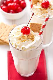 Whip Up These Easy To Make Cheesecake Milkshakes With Only 4 Ingredients Plus Garnishes Milkshake Recipes Creamy Milkshake Desserts