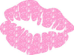 pink glitter lips transparent - Clip Art Library