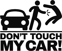 Автосалон my car — автомобили премиум класса в киеве. Don T Touch My Car Vehicle Decal Tenstickers