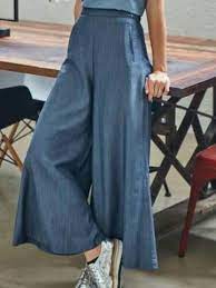 100 Cotton Wide Leg Casual Pants Casual Wide Leg Pants Casual Pants Casual Blouse