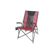 Ozark Trail Bungee Mesh High Back Chair With Swivel Cup Holder Red Walmart Com High Back Chairs Camping Chairs Chair