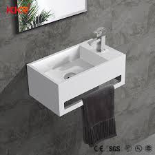 wall mounted sink mini size bathroom