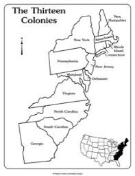 Map Of The Thirteen Colonies With Labels Printables Thirteen Colonies 13 Colonies Map 13 Colonies