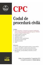 554/2004 a contenciosului administrativ este actualizata la zi! Codul De Procedura Civila Act 17 Septembrie 2019 Libris