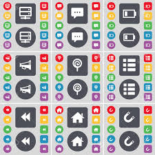 Wenn ihr mehr haben wollt gibt dem video einen daumen. Bett Tisch Chat Blase Batterie Megafon Lutscher List Rewind Haus Magnet Symbol Symbol Eine Grosse Menge Von Flachen Farbigen Tasten Fur Ihr Design Vektor Illustration Lizenzfrei Nutzbare Vektorgrafiken Clip Arts Illustrationen Image 43714772