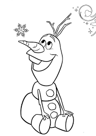 Dibujos Para Colorear Frozen Olaf