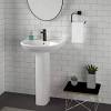 They're compact and great for smaller bathrooms which fit a cloakroom sink or downstairs toilet. 3